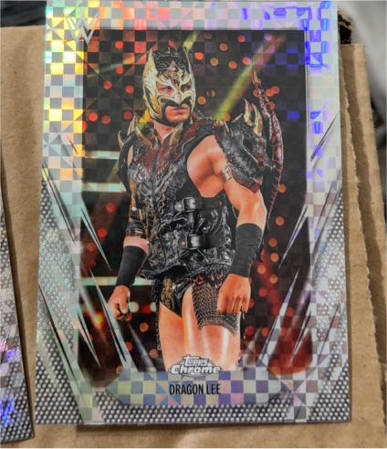 2026 Topps Chrome WWE #155 Dragon Lee — front