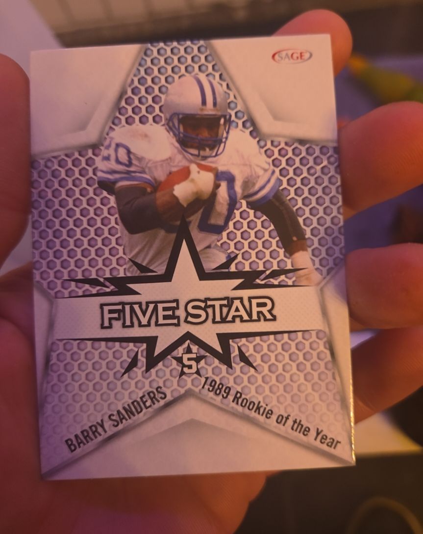 2024 SAGE Five Star #FS-2 Barry Sanders — front