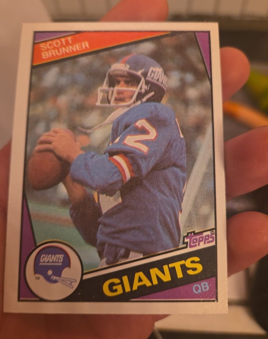 1984 Topps #312 Scott Brunner New York Giants — front