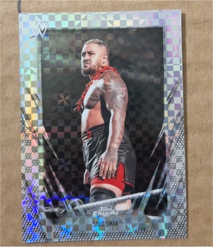 2026 Topps Chrome WWE #63 Solo Sikoa — front