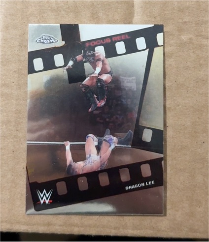 2026 Topps Chrome WWE #FR-36 Dragon Lee Focus Reel Insert — front
