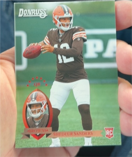 2025 Panini Donruss Retro 1995 #2 Shedeur Sanders — front