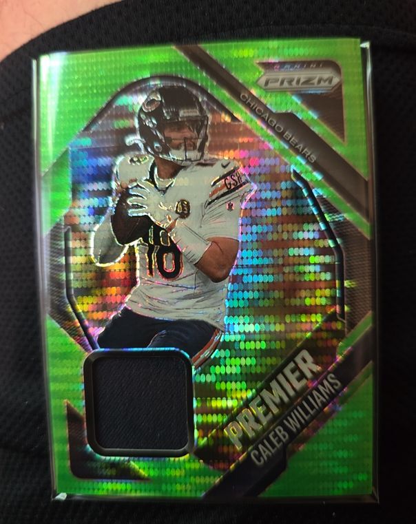 2025 Panini Prizm Premier Jerseys #PJY-CWS Caleb Williams — front