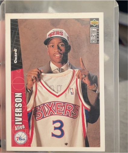 1996-97 Upper Deck Collector's Choice #301 Allen Iverson — front