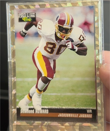 1995 Pro Line #192 Desmond Howard — front