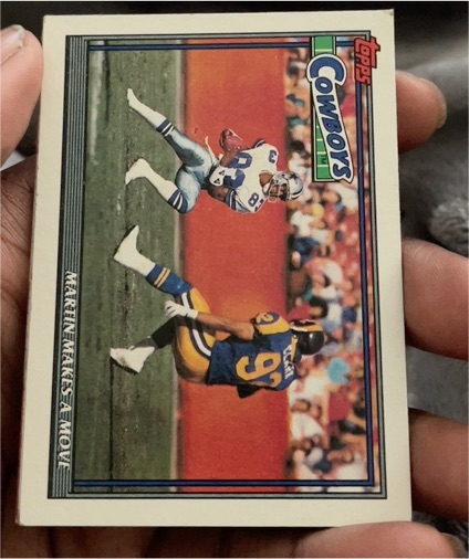 1991 Topps #633 Kelvin Martin — front