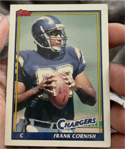 1991 Topps #424 Frank Cornish — front