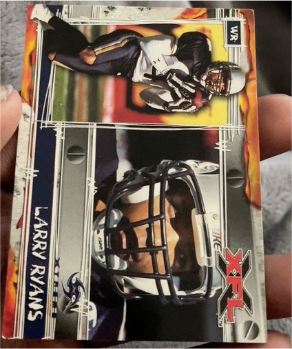 2001 Topps XFL #33 Larry Ryans — front