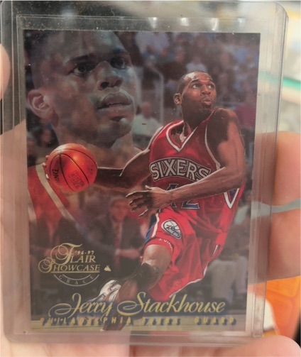 1996-97 Flair Showcase #16 Jerry Stackhouse — front