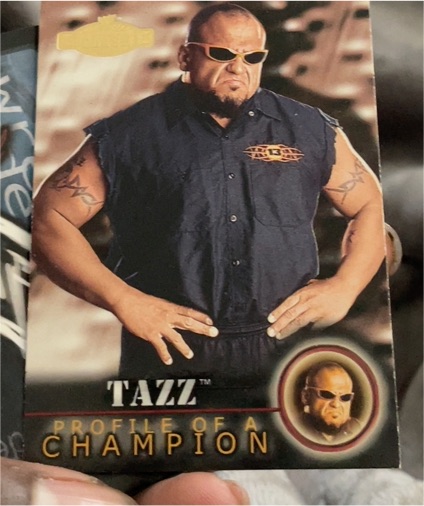 2001 Fleer WWF Championship Clash #48 Tazz — front