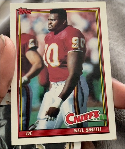 1991 Topps #134 Neil Smith — front