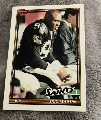 1991 Topps #311 Eric Martin — front