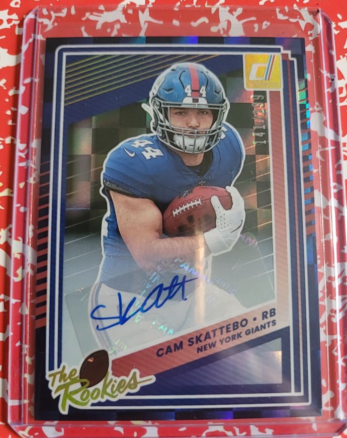 2025 Donruss The Rookies #19 Cam Skattebo — front