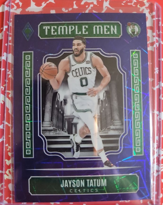 2023-24 Panini Phoenix #4 Jayson Tatum Temple Men — front