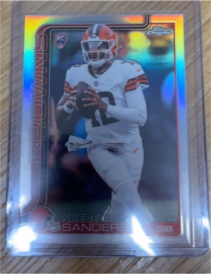 2025 Topps Chrome #315 Shedeur Sanders — front