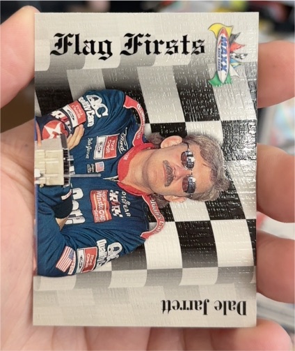 1997 Maxx #FF3 Dale Jarrett Flag Firsts — front