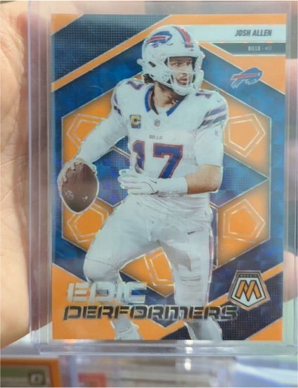 2025 Panini Mosaic Epic Performers #9 Josh Allen — front