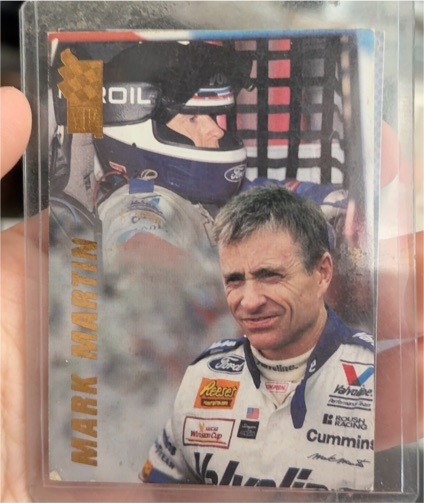 1994 Press Pass VIP Winston Drivers #21 Mark Martin — front