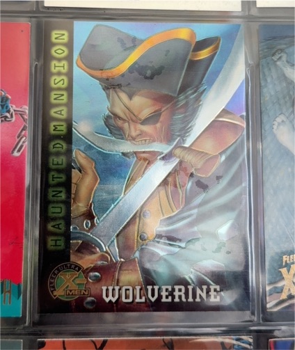 1995 Fleer Ultra Marvel X-Men All-Chromium Haunted Mansion #99 Wolverine — front