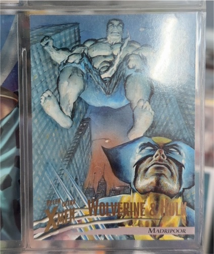 1996 Fleer Ultra X-Men #54 Wolverine & Hulk Madripoor — front
