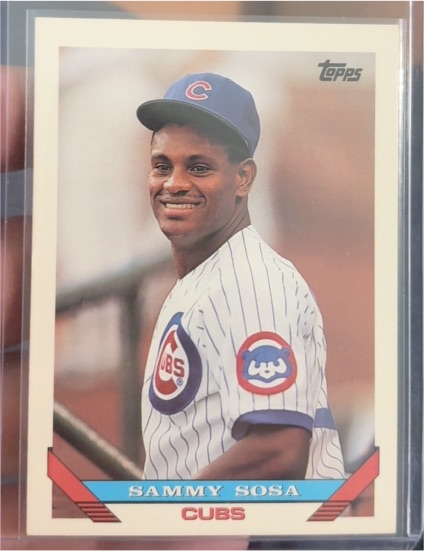 1993 Topps #156 Sammy Sosa — front
