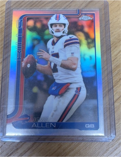 2025 Topps Chrome #34 Josh Allen — front