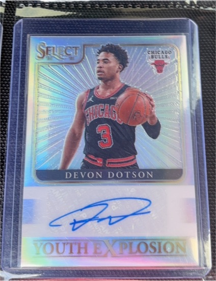 2020-21 Panini Select #YES-DDO Devon Dotson Youth Explosion Signatures — front