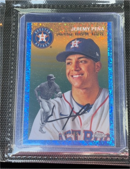 2023 Topps Chrome Platinum Anniversary #243 Jeremy Pena — front