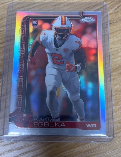 2025 Topps Chrome #312 Emeka Egbuka — front