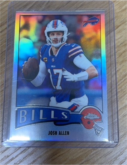 2025 Topps Chrome #1975-4 Josh Allen — front