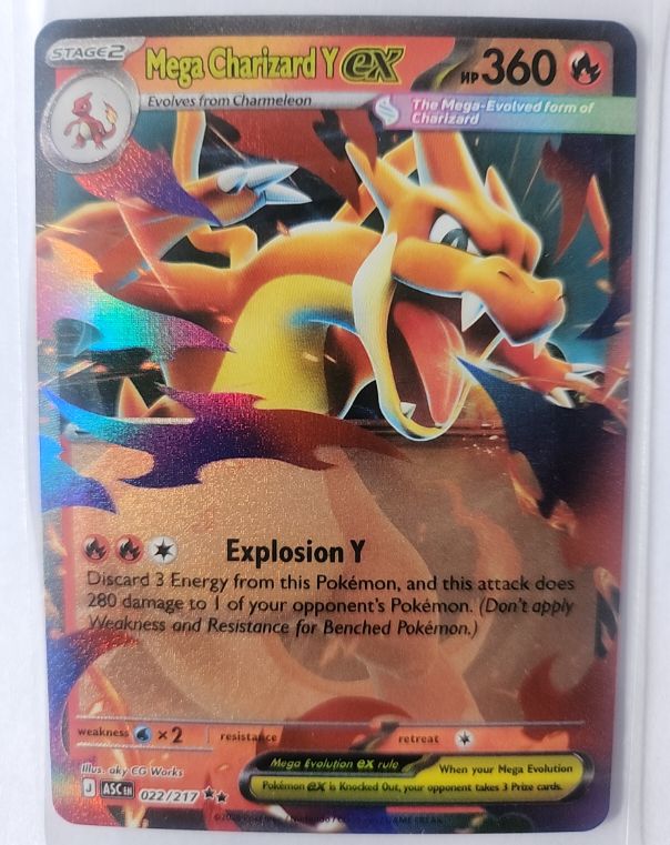 2023 Pokémon Ascended Heroes #022 Mega Charizard Y ex — front