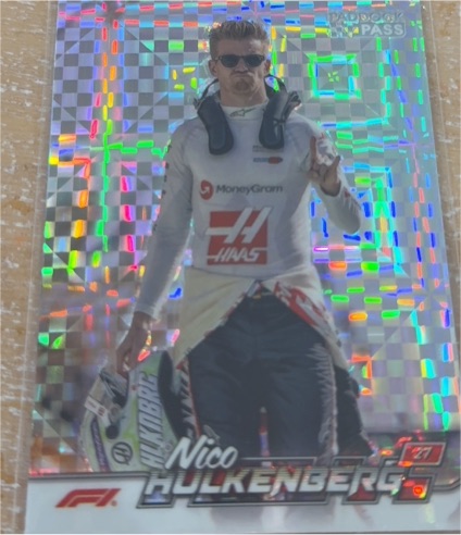 2024 Topps F1 Paddock Pass Chrome X-Fractor #15 Nico Hulkenberg — front