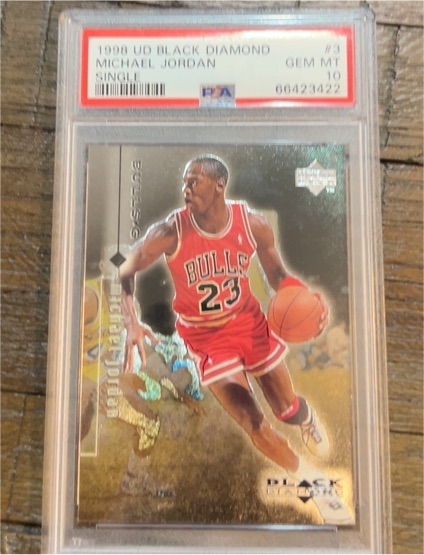 1998 Upper Deck Black Diamond #3 Michael Jordan — front