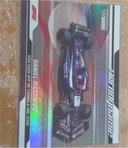 2024 Topps Paddock Pass Formula 1 #AD-9 Daniel Ricciardo Aerodynamic — front