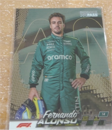 2024 Topps Paddock Pass Formula 1 #61 Fernando Alonso — front