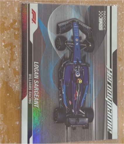 2024 Topps F1 Paddock Pass Aerodynamic #AD-10 Logan Sargeant — front