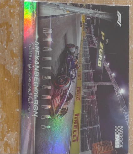 2024 Topps Paddock Pass Formula 1 #NS-19 Alexander Albon Nightscapes — front