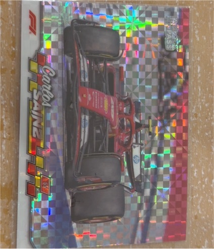 2024 Topps Paddock Pass F1 Carlos Sainz X-Fractor #34 Scuderia Ferrari — front