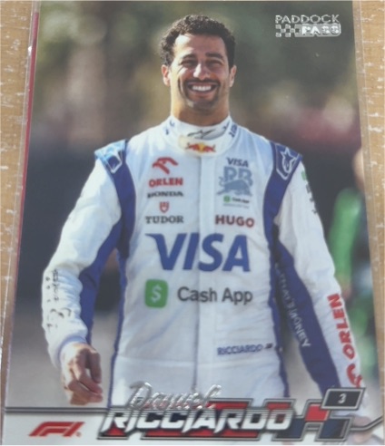 2024 Topps Paddock Pass Formula 1 #3 Daniel Ricciardo — front