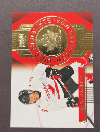 2025-26 Upper Deck Tim Hortons Team Canada Gold Medalists #GM-12 Brandt Clarke — front