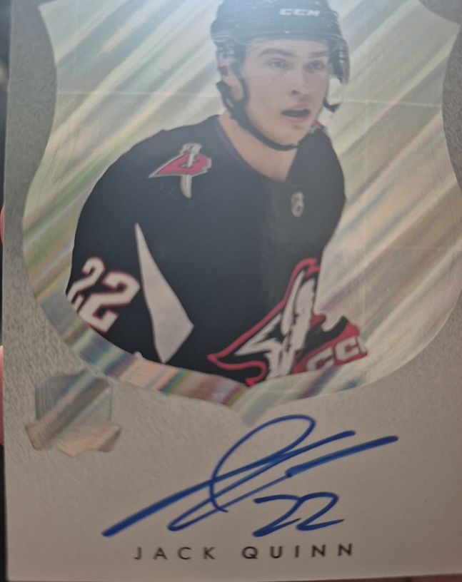 2022-23 Upper Deck '06-'07 Black Diamond Retro #BD-35 Jack Quinn Rookie — front