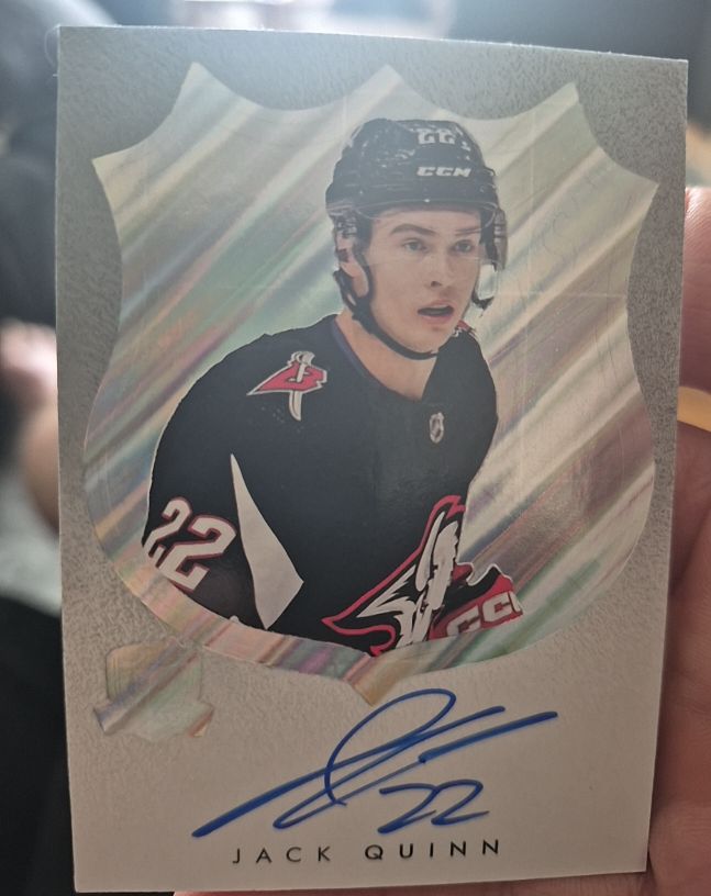 2022-23 Upper Deck Trilogy Rookie Premieres Jack Quinn #192 — front