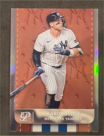 2025 Topps Pristine Monogram SSP #M-20 Aaron Judge — front