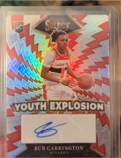 2024-25 Panini Select #YE-BUB Bub Carrington — front