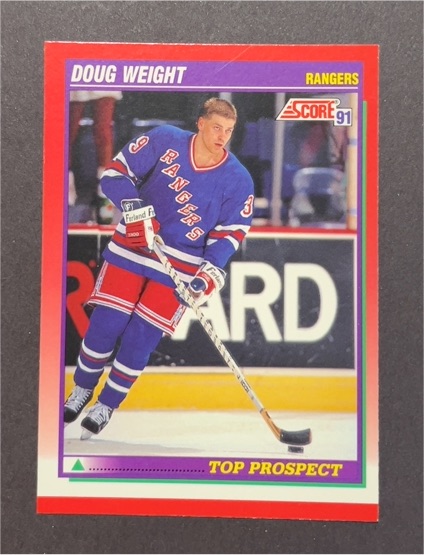 1991 Score #396 Doug Weight — front
