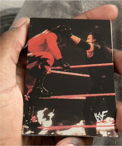 1999 Comic Images WWF SmackDown #56 The Undertaker vs Kane — front