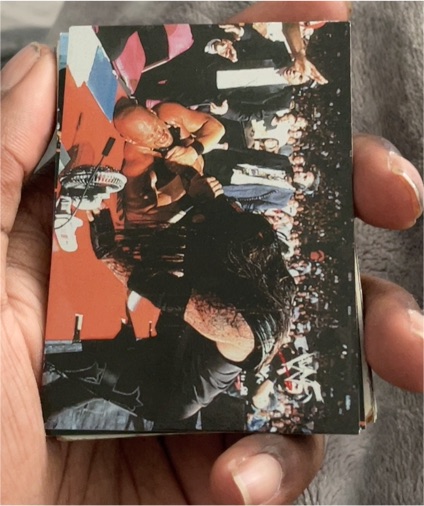 2000 Comic Images WWF No Mercy #49 Mankind vs The Rock — front