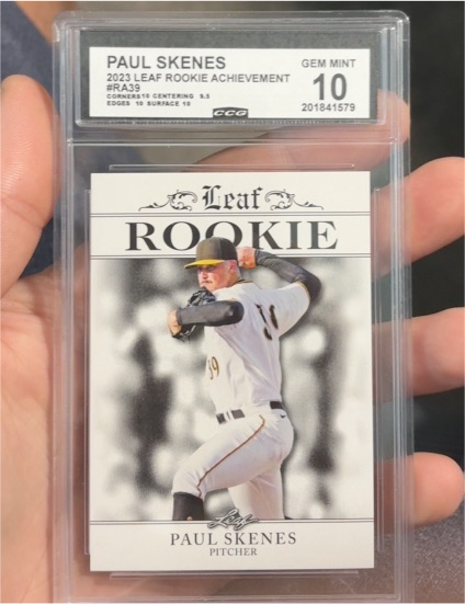 2023 Leaf Rookie Achievement #RA39 Paul Skenes — front