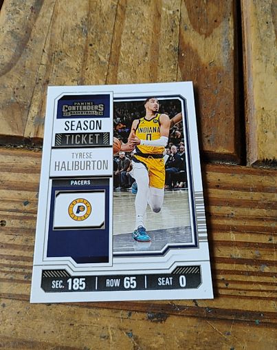 2023-24 Panini Contenders #90 Tyrese Haliburton — front
