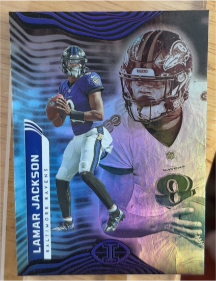 2022 Panini Illusions #7 Lamar Jackson — front